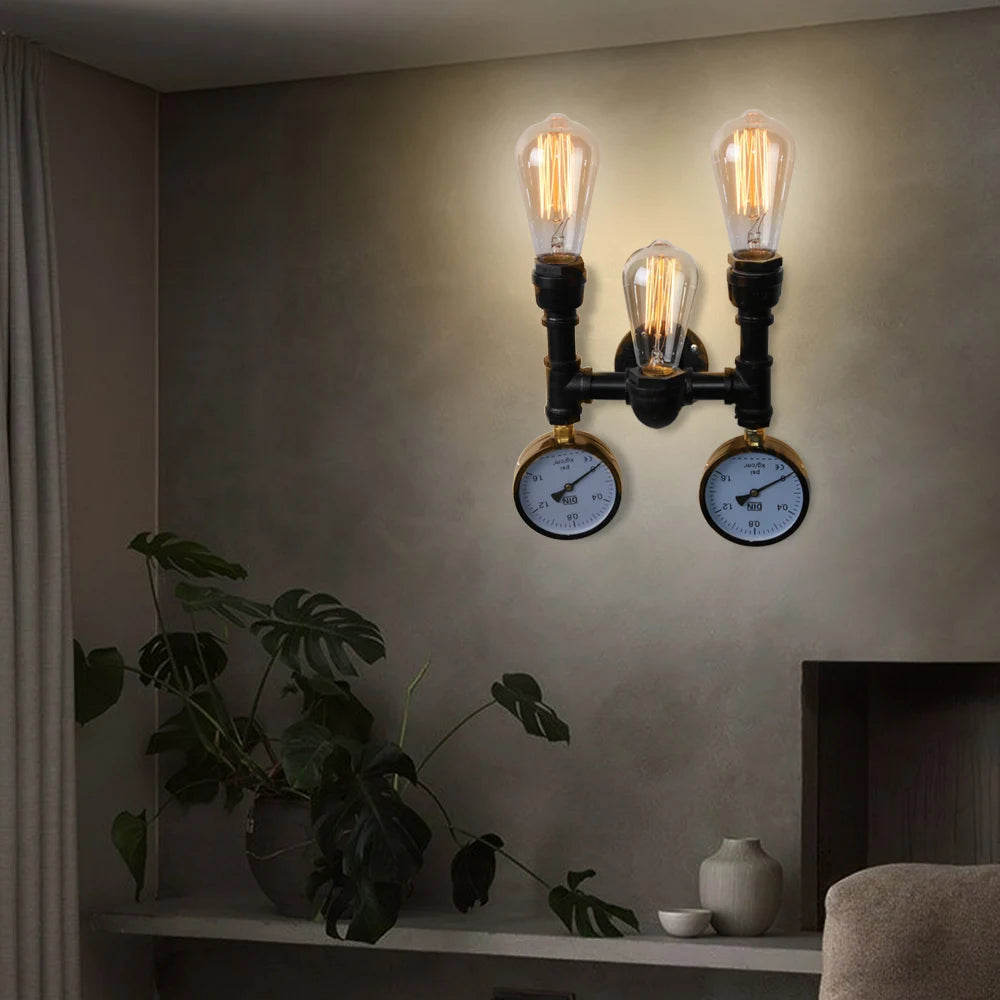 applique murale industrielle tuyau