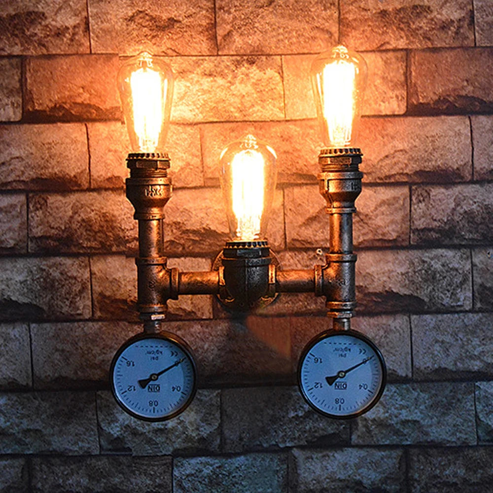 applique murale industrielle tuyau