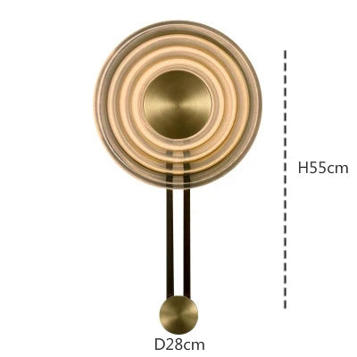 applique murale en pate de verre