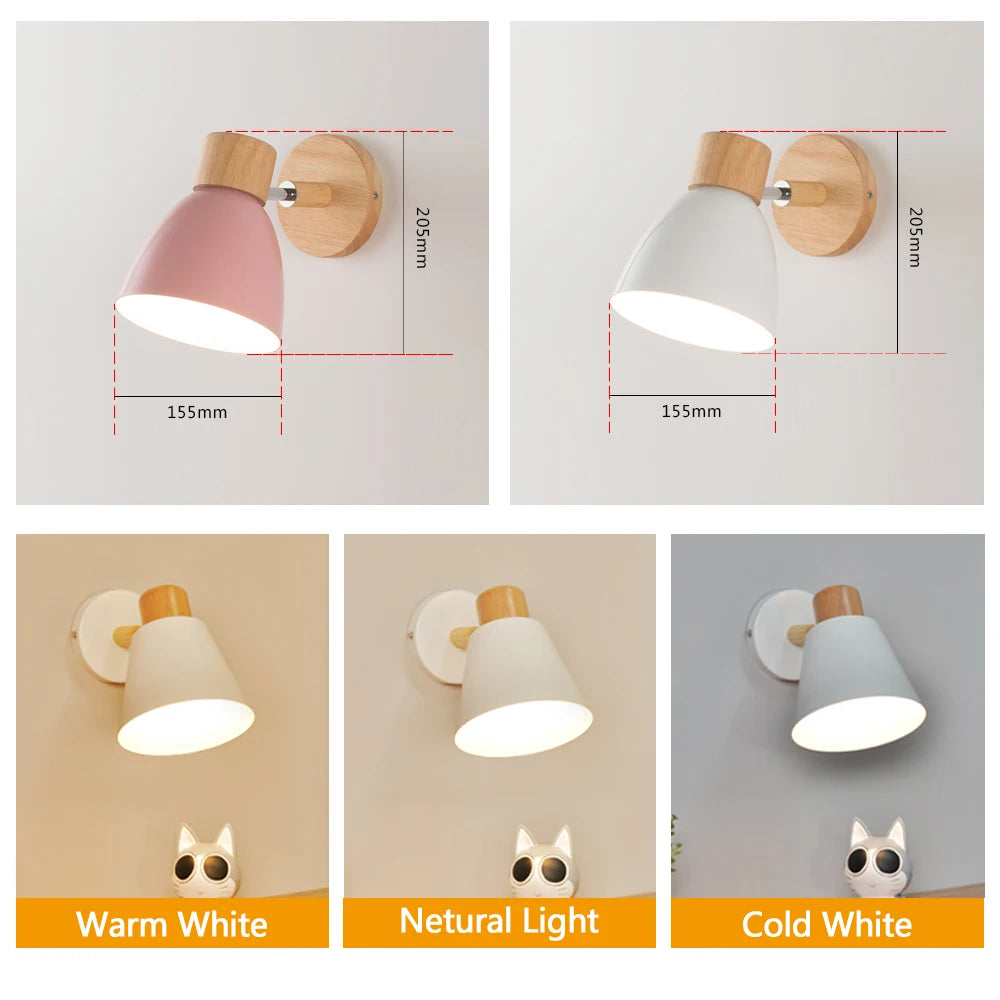 applique murale scandinave bois