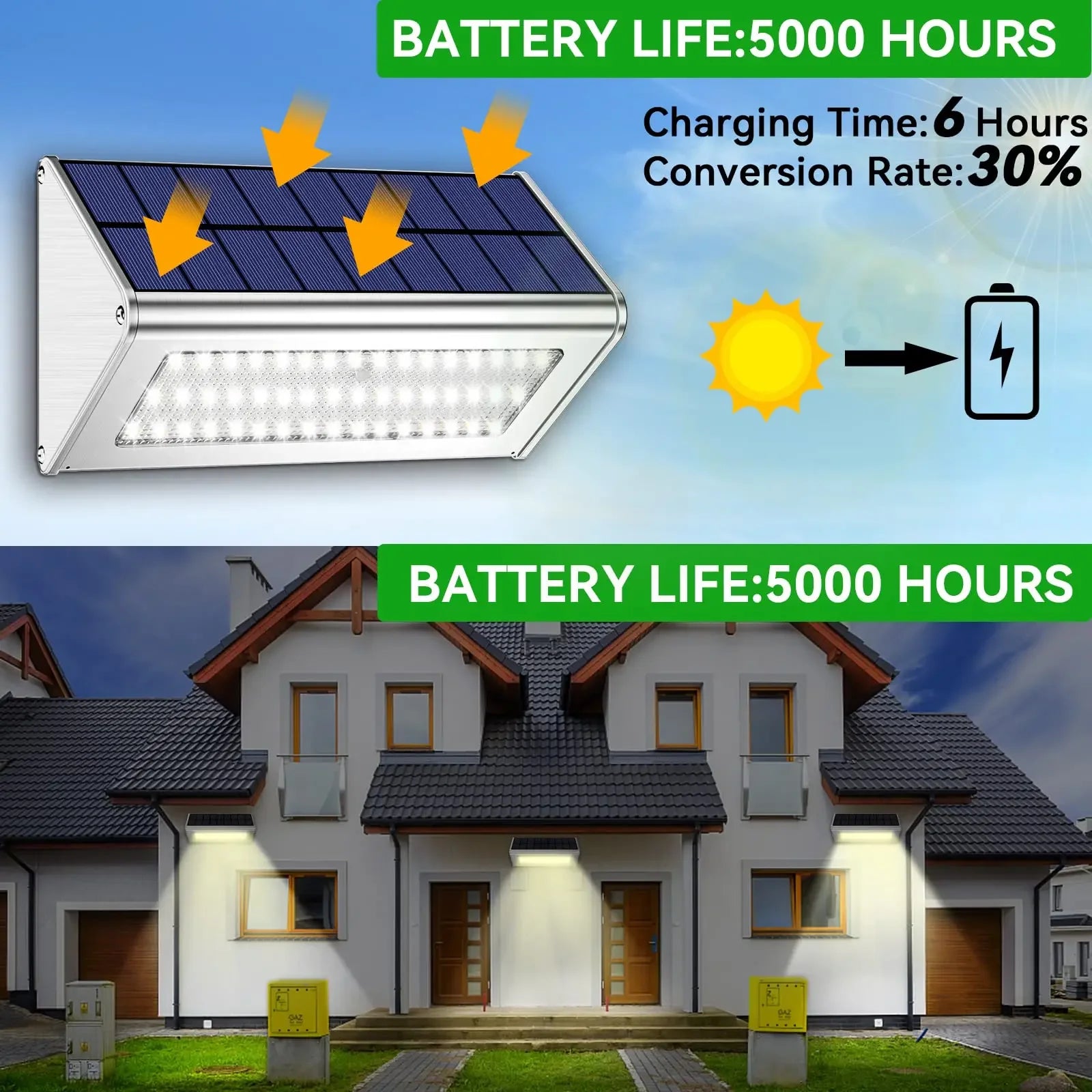 applique murale solaire exterieur avec detecteur