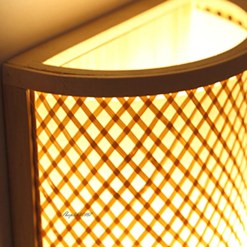 applique murale bambou palmier