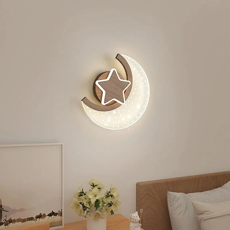 applique murale en demi lune chambre denfant