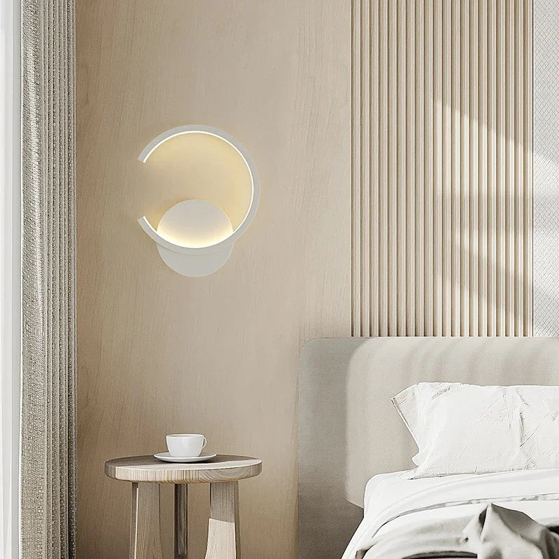 applique murale design led blanche