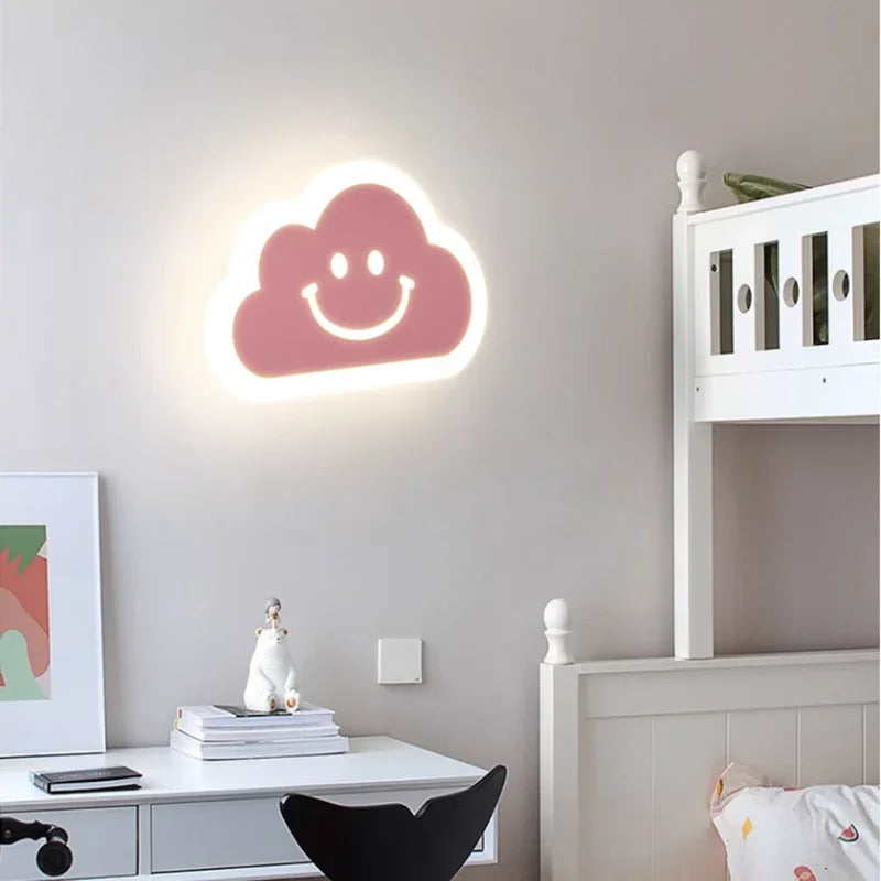 applique mural fushia enfant