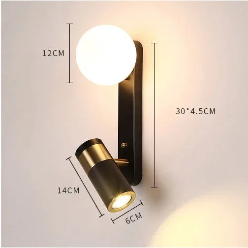 applique murale verre design