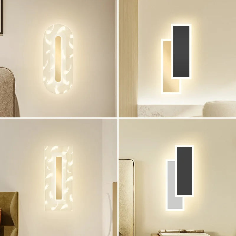 applique murale carree led