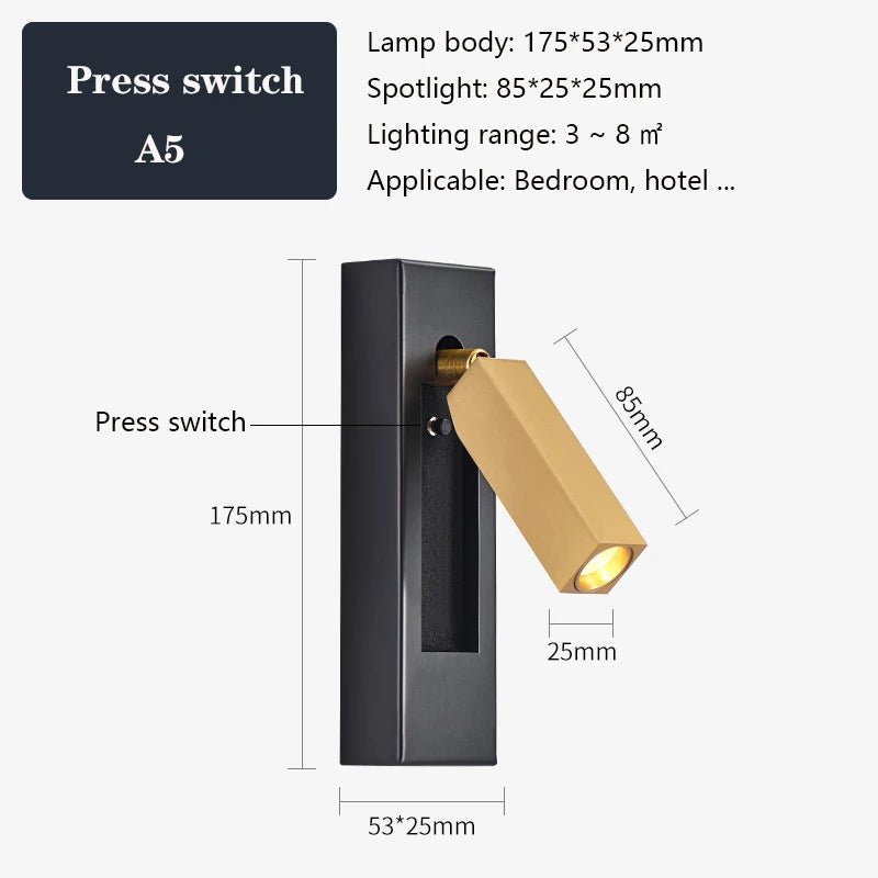 applique murale chambre avec port usb