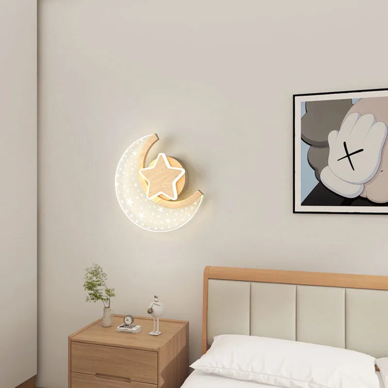 applique murale en demi lune chambre denfant