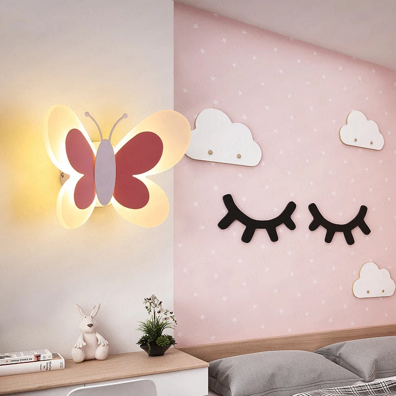 applique murale papillon enfant