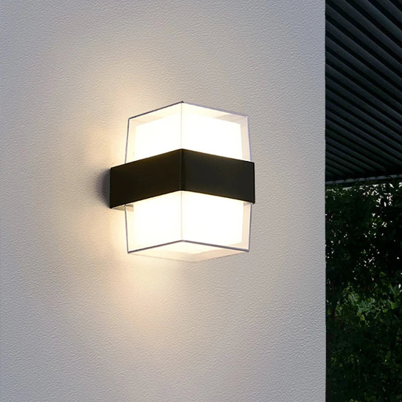 applique murale cube led