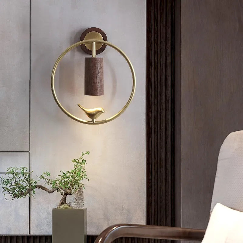 applique murale bois et metal