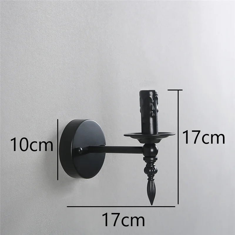 applique murale noir industrielle