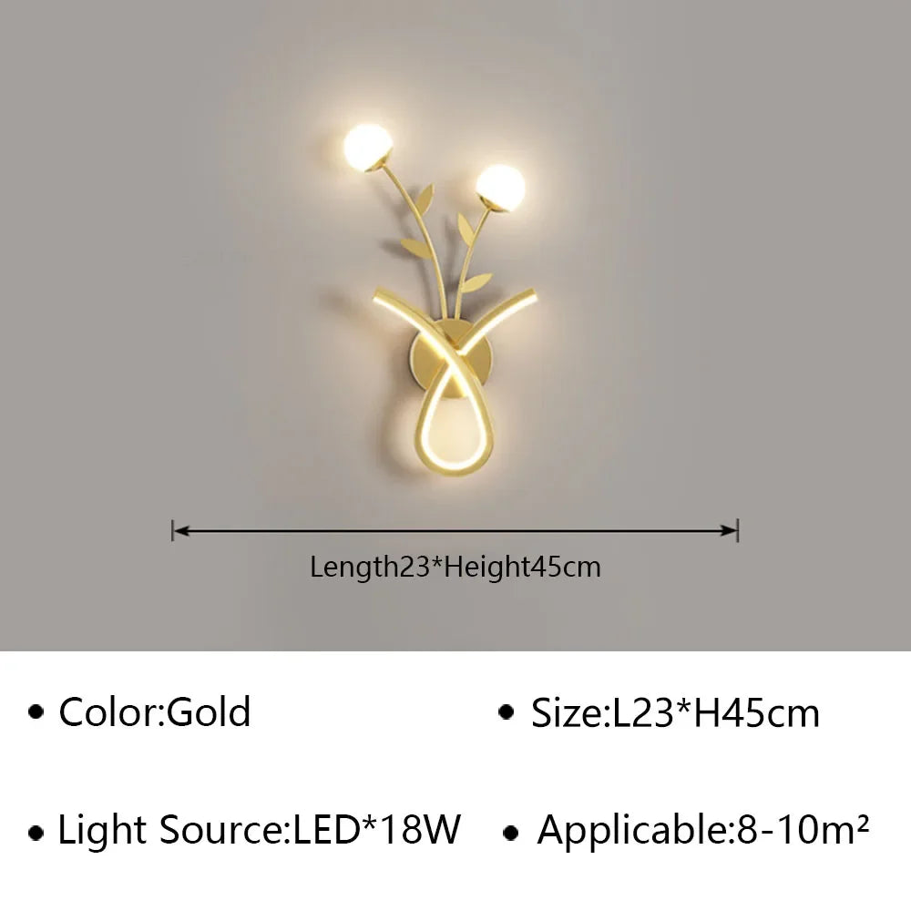 applique murale design fleur