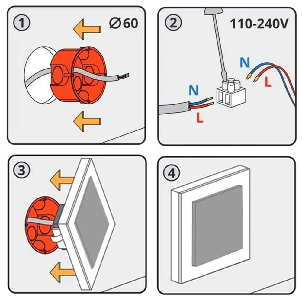 applique murale cage escalier