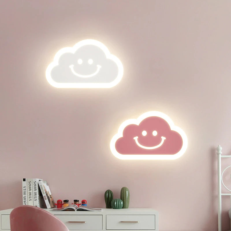 applique mural fushia enfant