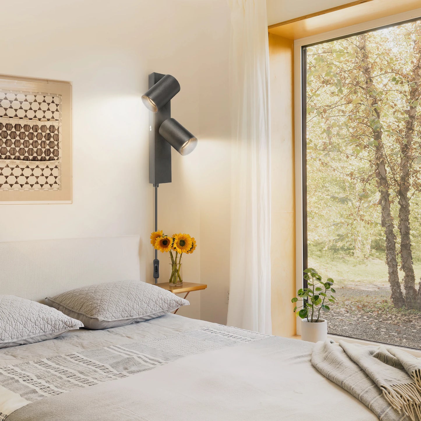 applique murale double orientable