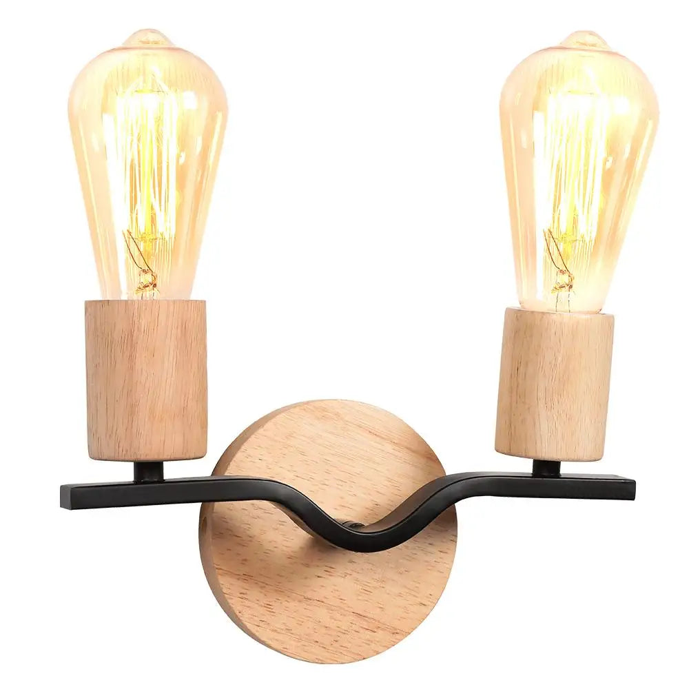 applique murale bois industrielle