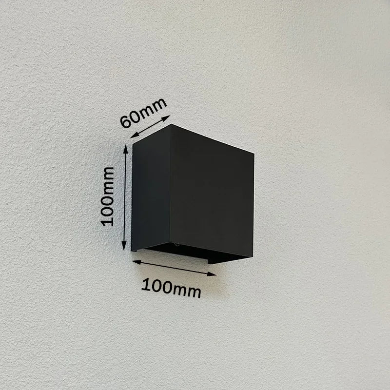 applique murale metallique noire