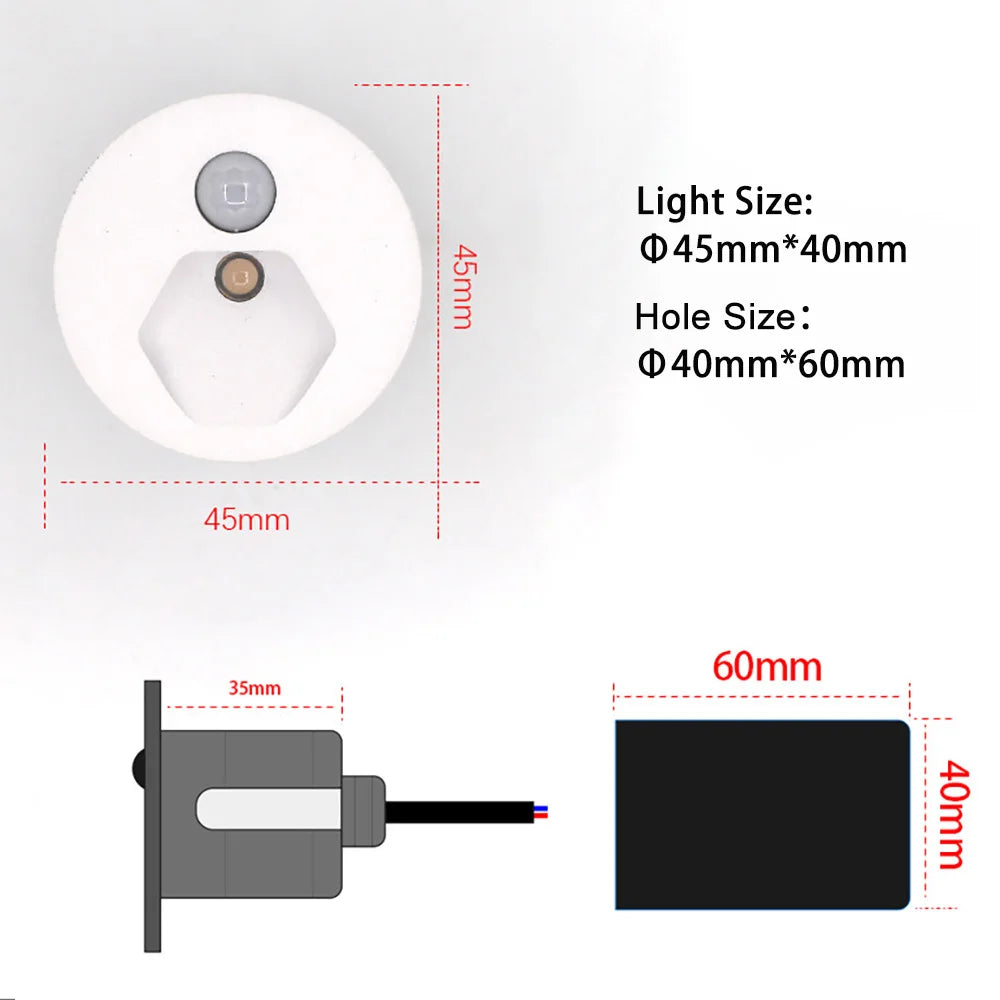 applique a led murale escalier