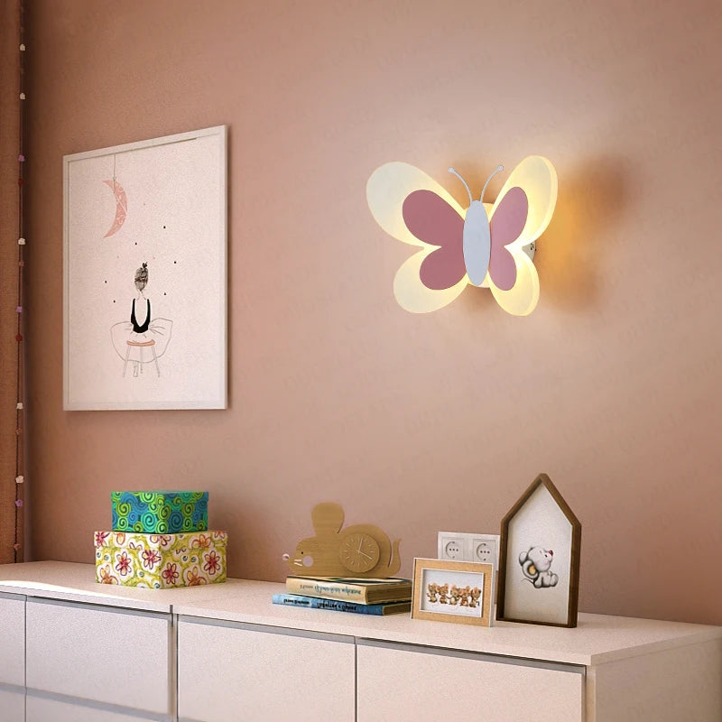 applique murale papillon enfant