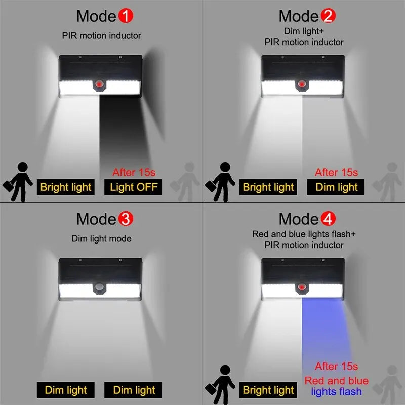 applique murale exterieur solaire led avec detecteur de mouvement