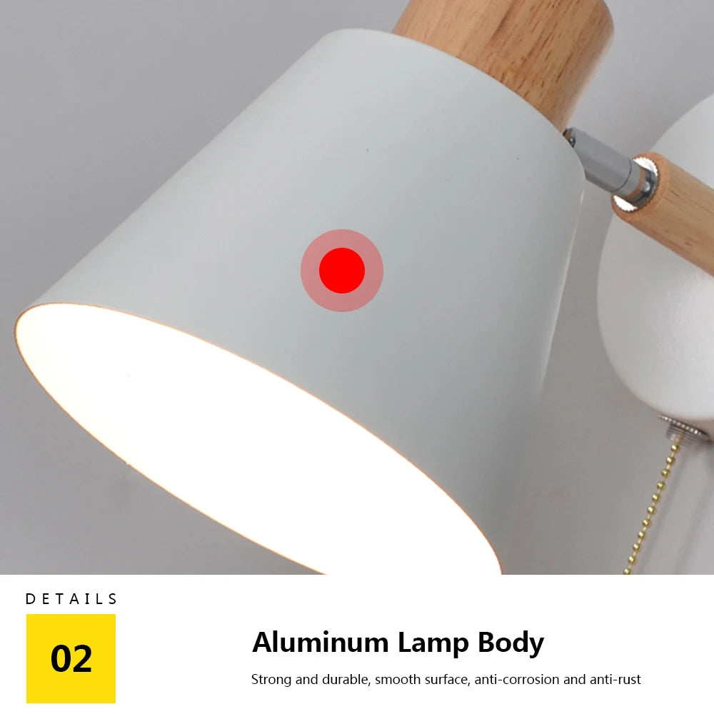 applique murale scandinave bois