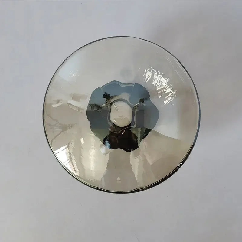 applique murale ronde verre