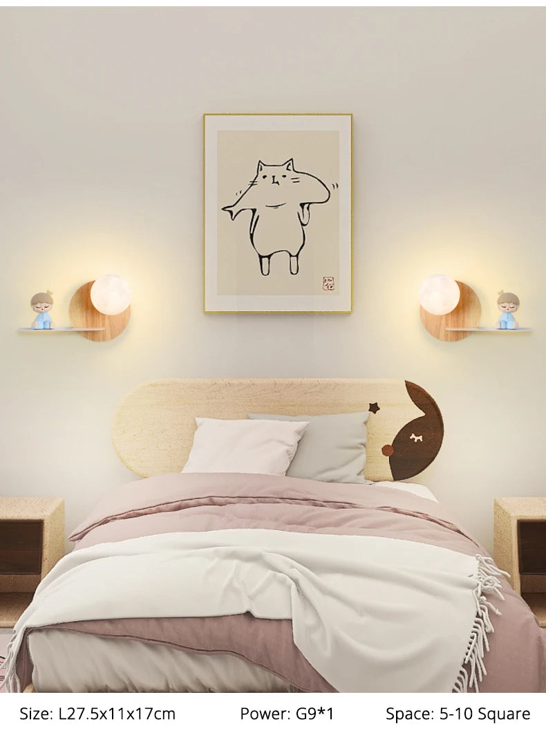 applique murale bois enfant